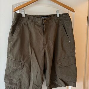 Marmot Men's Khaki Cargo Shorts